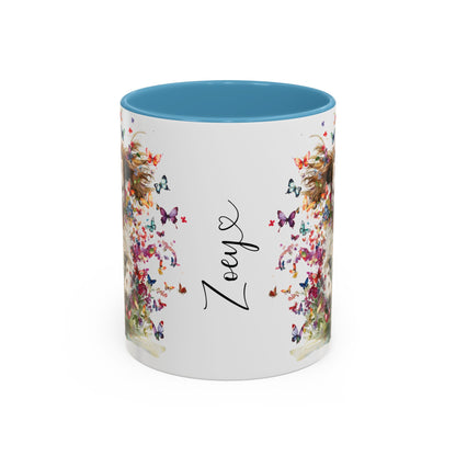 Clumber Spaniel #2 Personalized Accent Mugs, 11oz