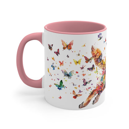 German Shepherd Colorful Accent Mugs, 11oz