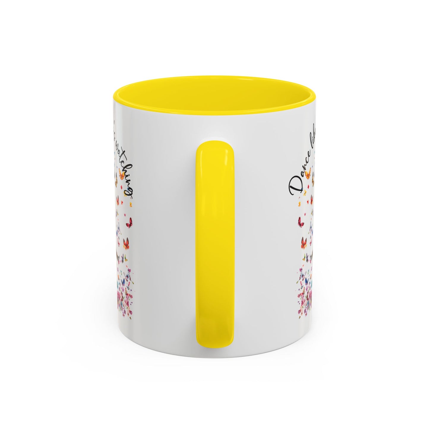 Border Terrier "Dance like nobody's watching" personalized colourful Mugs, 11oz