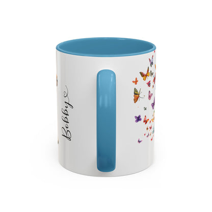 Labradoodle #3 Personalized Accent Mugs, 11oz