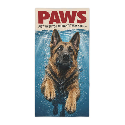 German Shepherd PAWS Beach Towel
