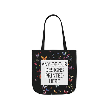 ANY OF OUR DESIGNS - BLACK Canvas Tote Bag,
