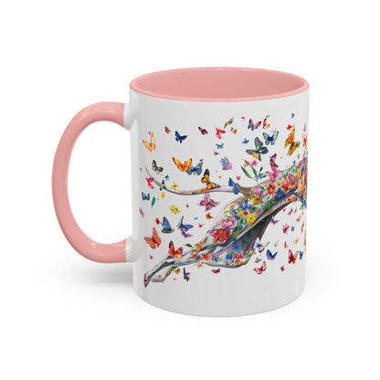Greyhound #5 Personalized Accent Mugs, 11oz