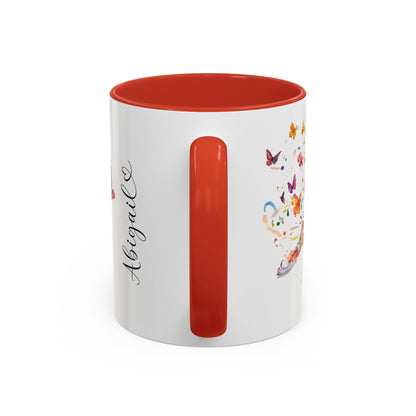 American Bulldog Personalized Accent Mugs, 11oz