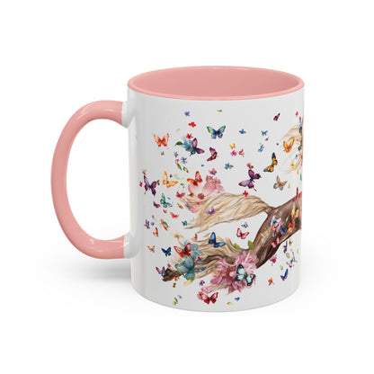 Chinese Crested Personalized Accent Mugs, 11oz