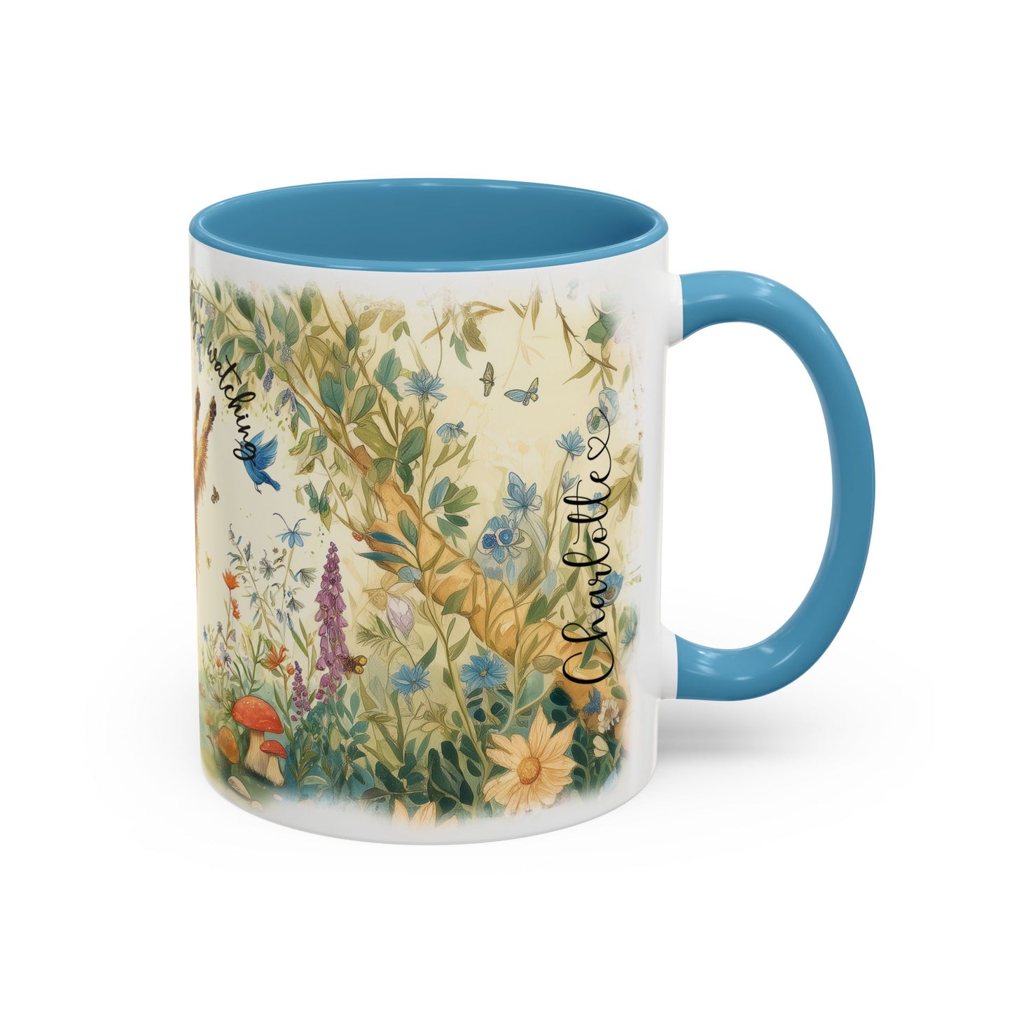 Golden Retriever "Dance like nobody's watching" Personalized  Mugs, 11oz