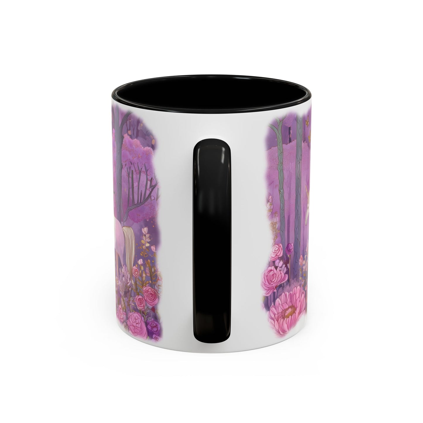 Unicorn Personalized Accent Mugs, 11oz