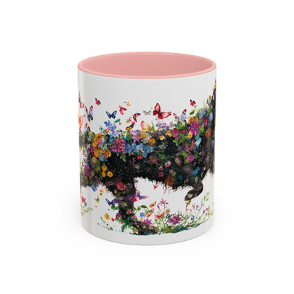 Curly Coated Retriever #2 Personalized Accent Mugs, 11oz