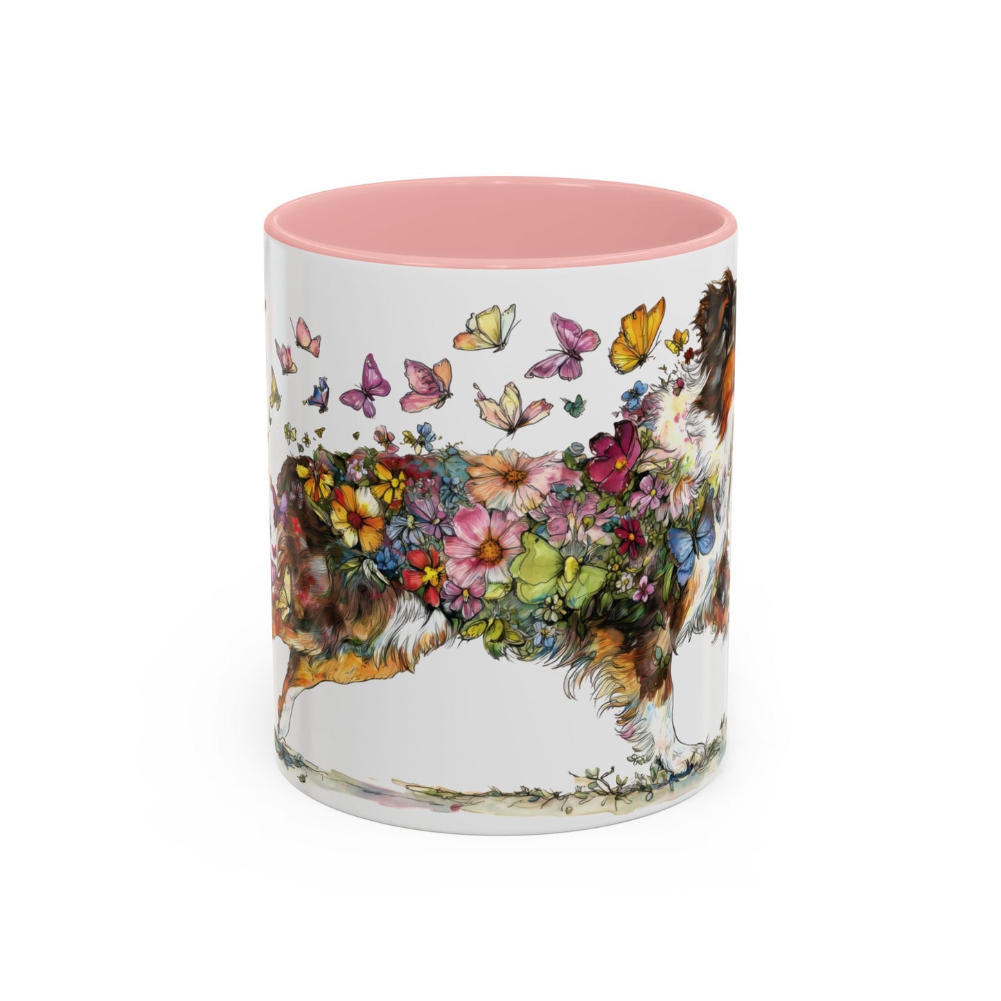 Australian Shepherd (Docked) #2 Personalized Accent Mugs, 11oz