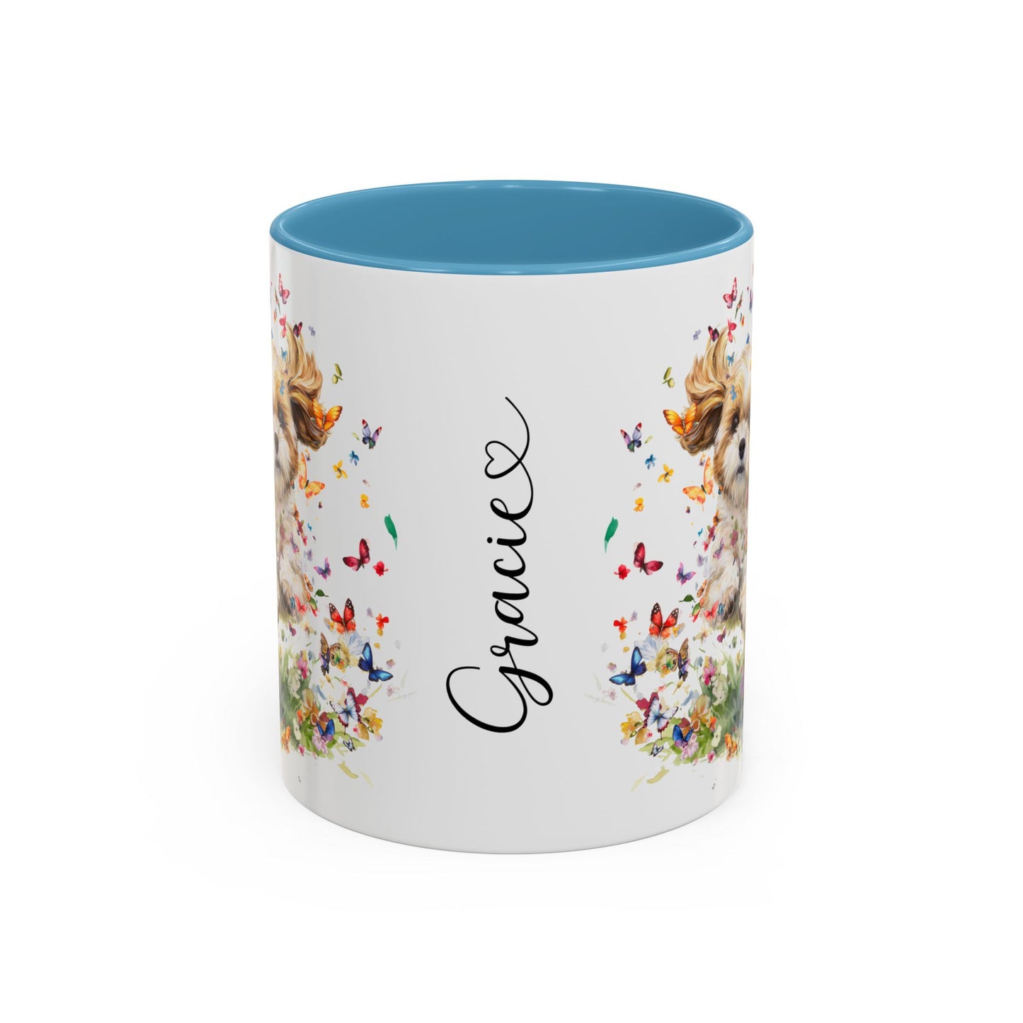 Shih Tzu #8  Personalized Accent Mugs, 11oz
