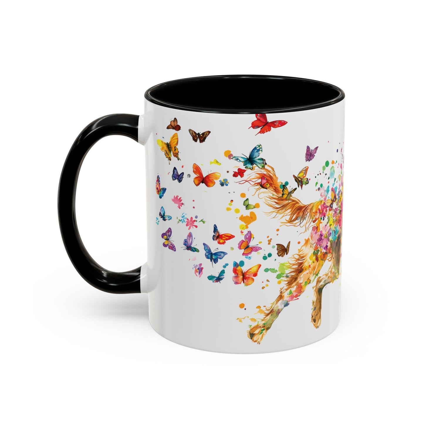 English Setter #1 Personalized Accent Mugs, 11oz