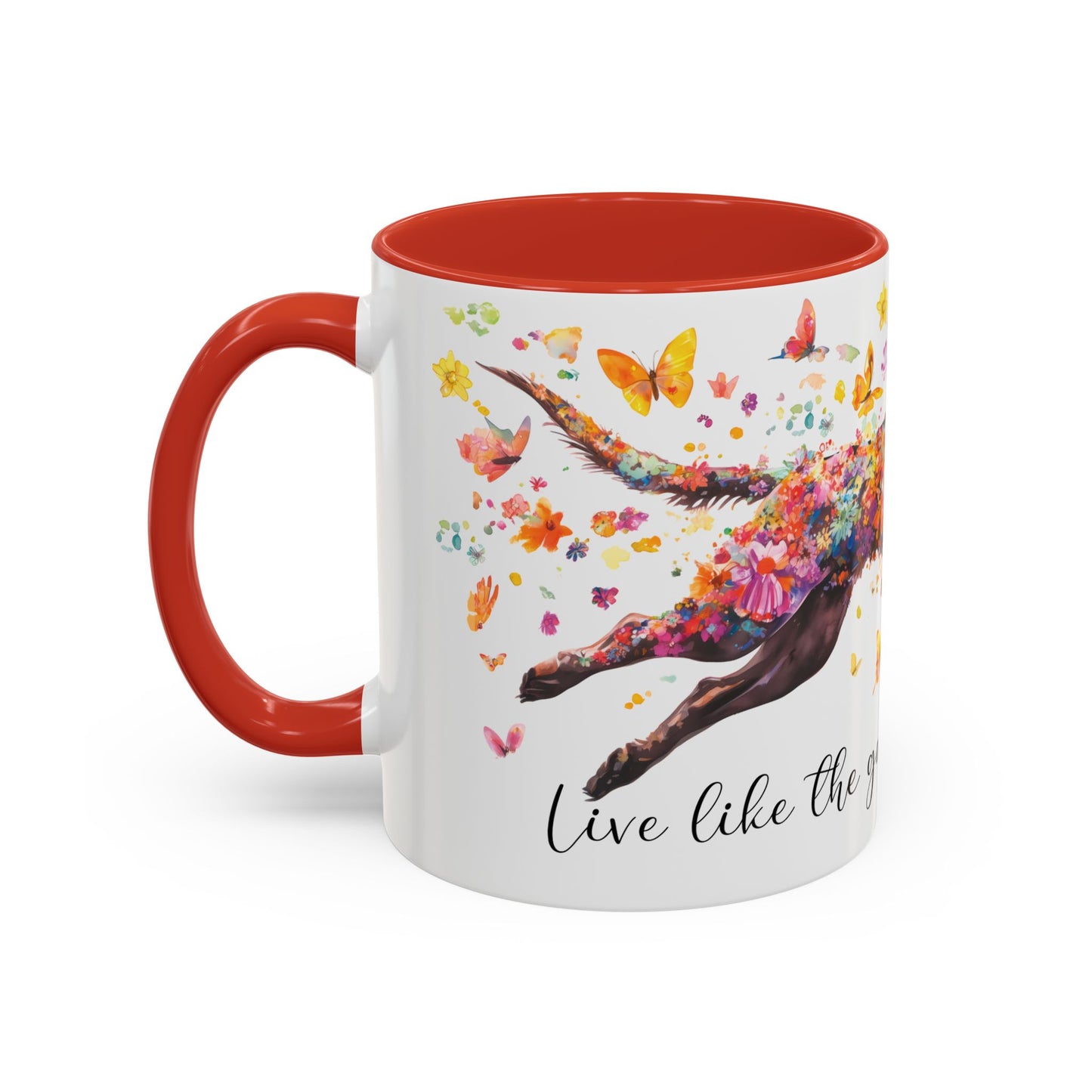 Labrador #1 “Live like the gate was left open" Accent Mugs, 11oz