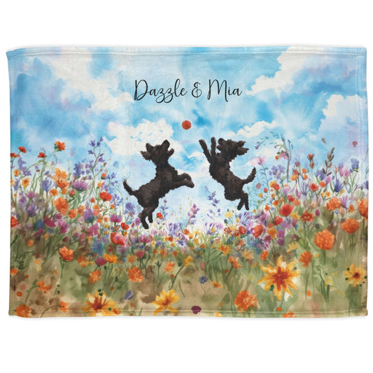 Pumi floral Personalised Blanket