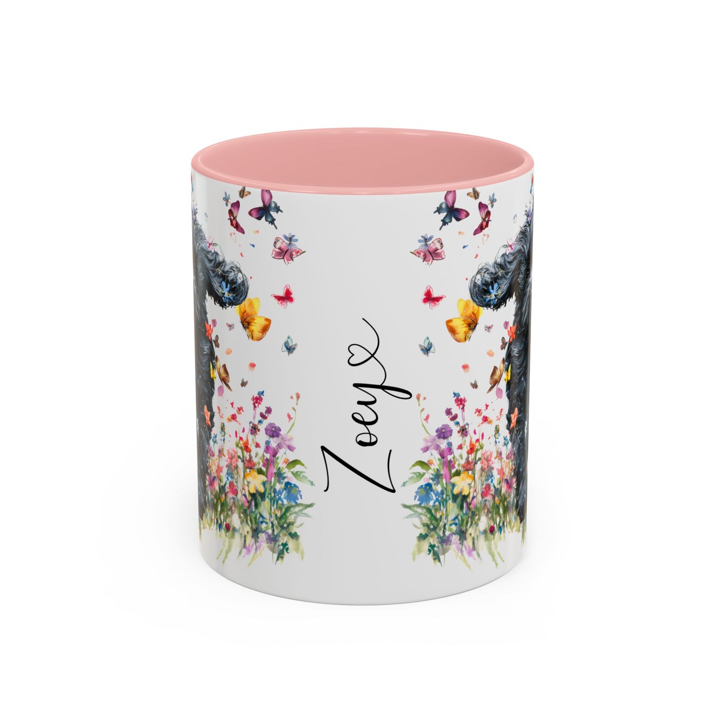 Cavoodle/Cavapoo/Doodle/Cockapoo #2 Personalized Accent Mugs, 11oz