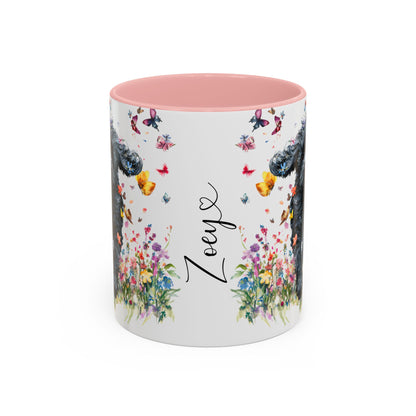 Cavoodle/Cavapoo/Doodle/Cockapoo #2 Personalized Accent Mugs, 11oz