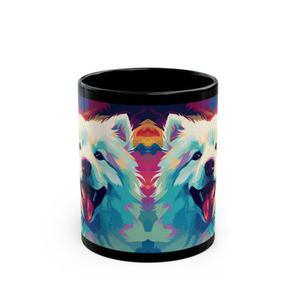Samoyed Black Mugs (11oz, 15oz)