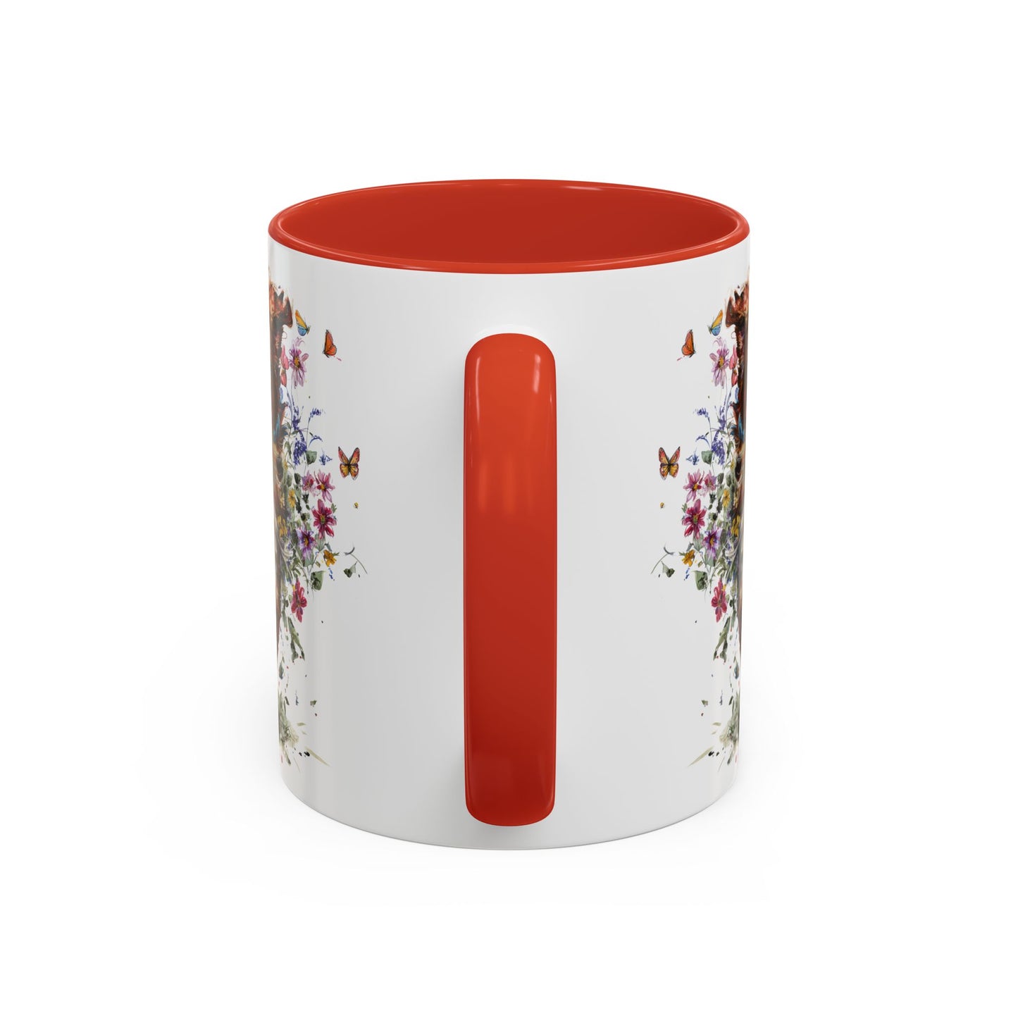 Border Collie #5 Personalized Accent Mugs, 11oz