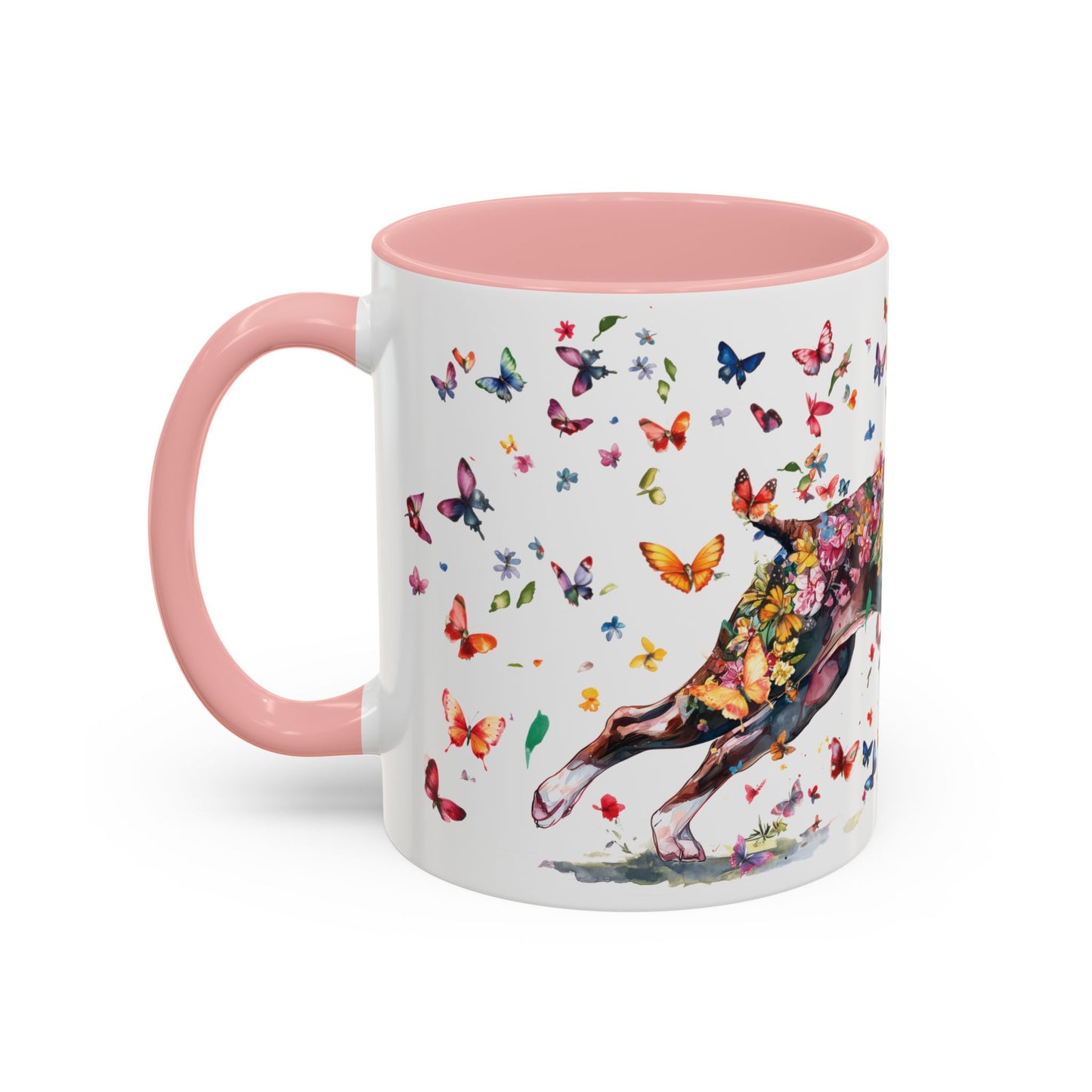 Boston Terrier #4, Personalized Accent Mugs, 11oz