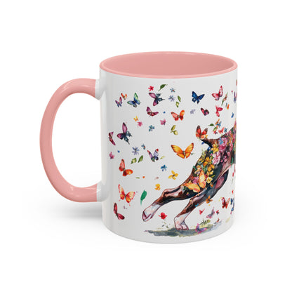 Boston Terrier #4, Personalized Accent Mugs, 11oz