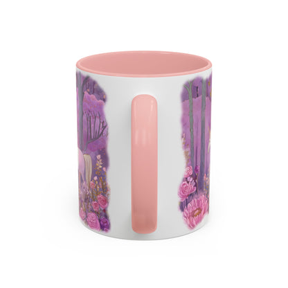 Unicorn Personalized Accent Mugs, 11oz