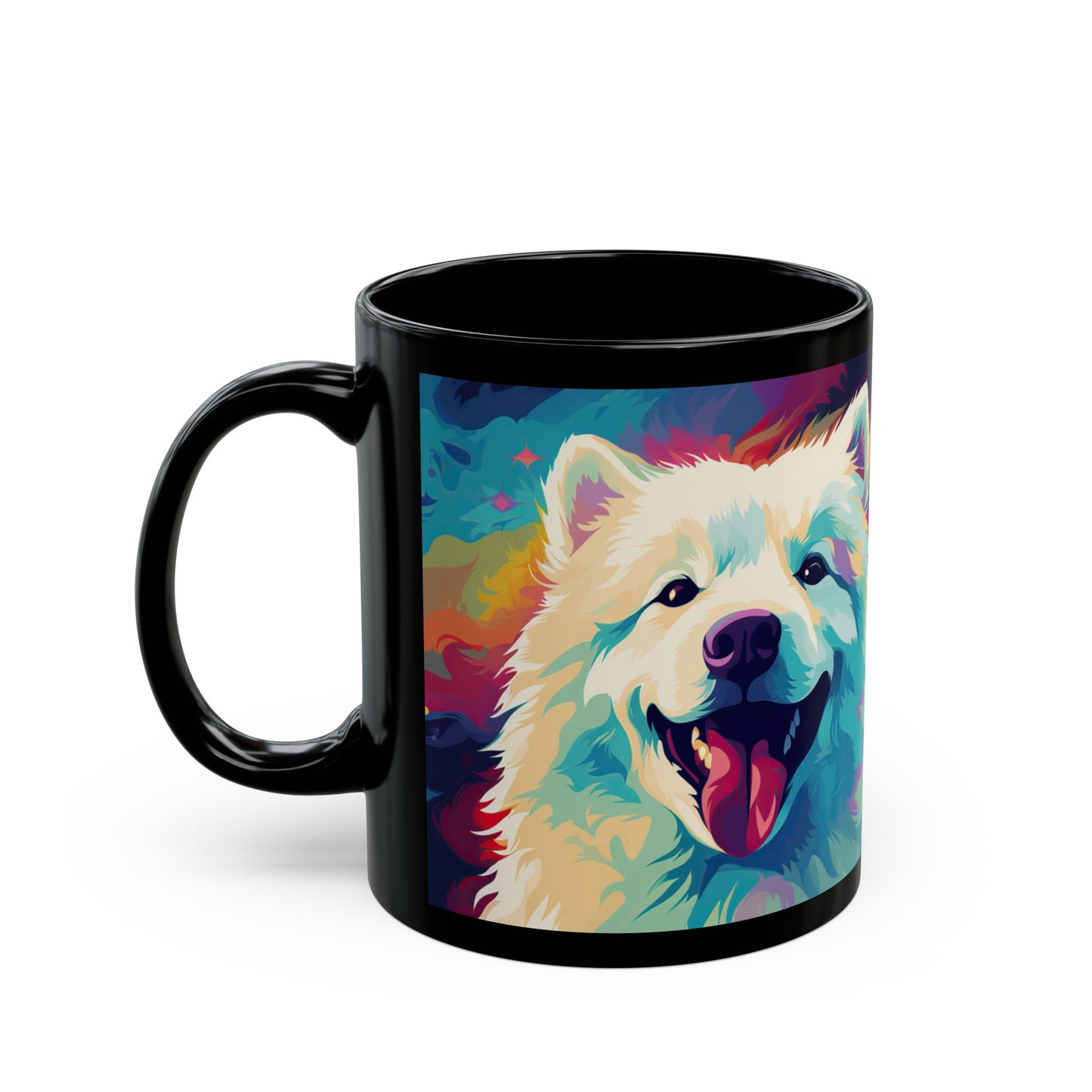 Samoyed Black Mugs (11oz, 15oz)