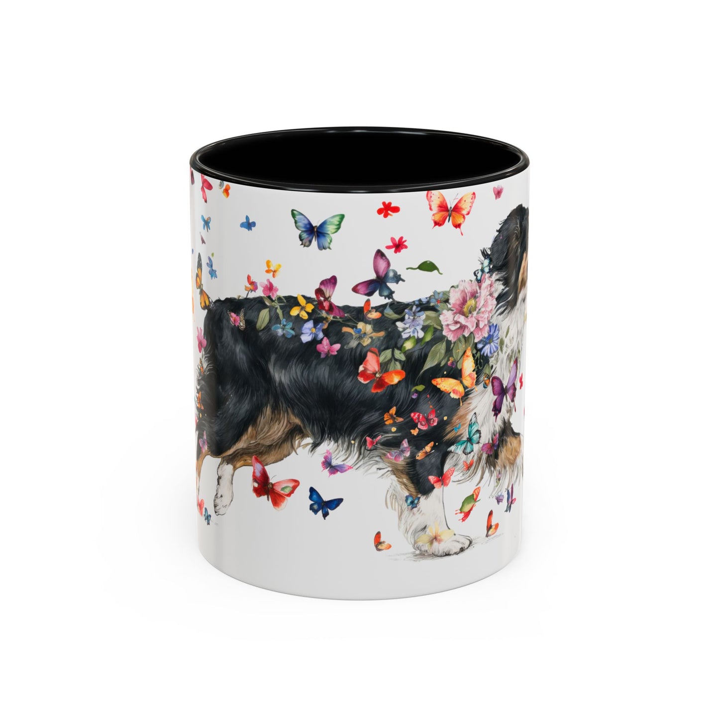 Australian Shepherd NBT #4 Personalized Accent Mugs, 11oz
