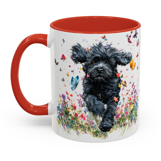 Cavoodle/Cavapoo/Doodle/Cockapoo #2 Personalized Accent Mugs, 11oz