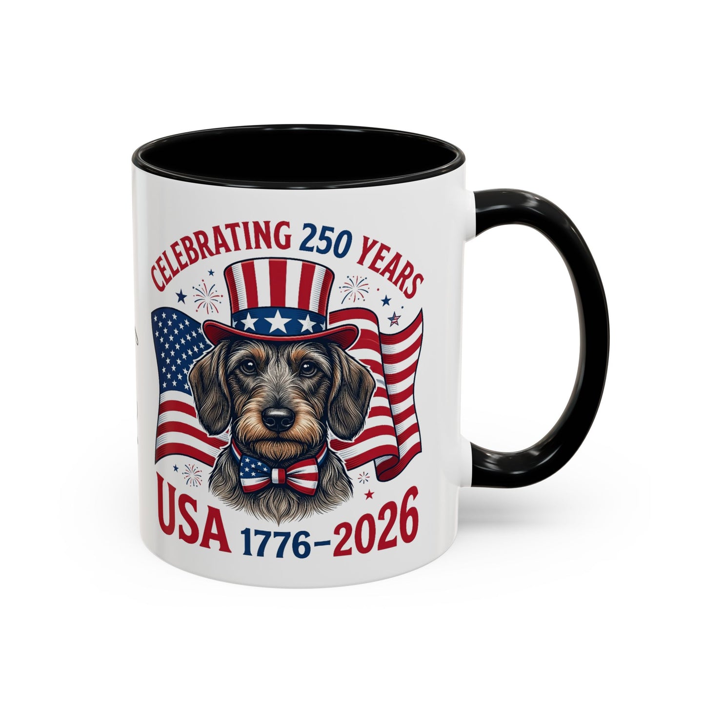 Dachshund #2 - 250th Celebration Personalised  Accent Mugs, 11oz & 15oz