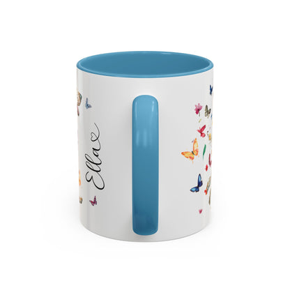 English Setter #5 Personalized Accent Mugs, 11oz