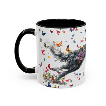 Silken Windhound #2 Personalized Accent Mugs, 11oz