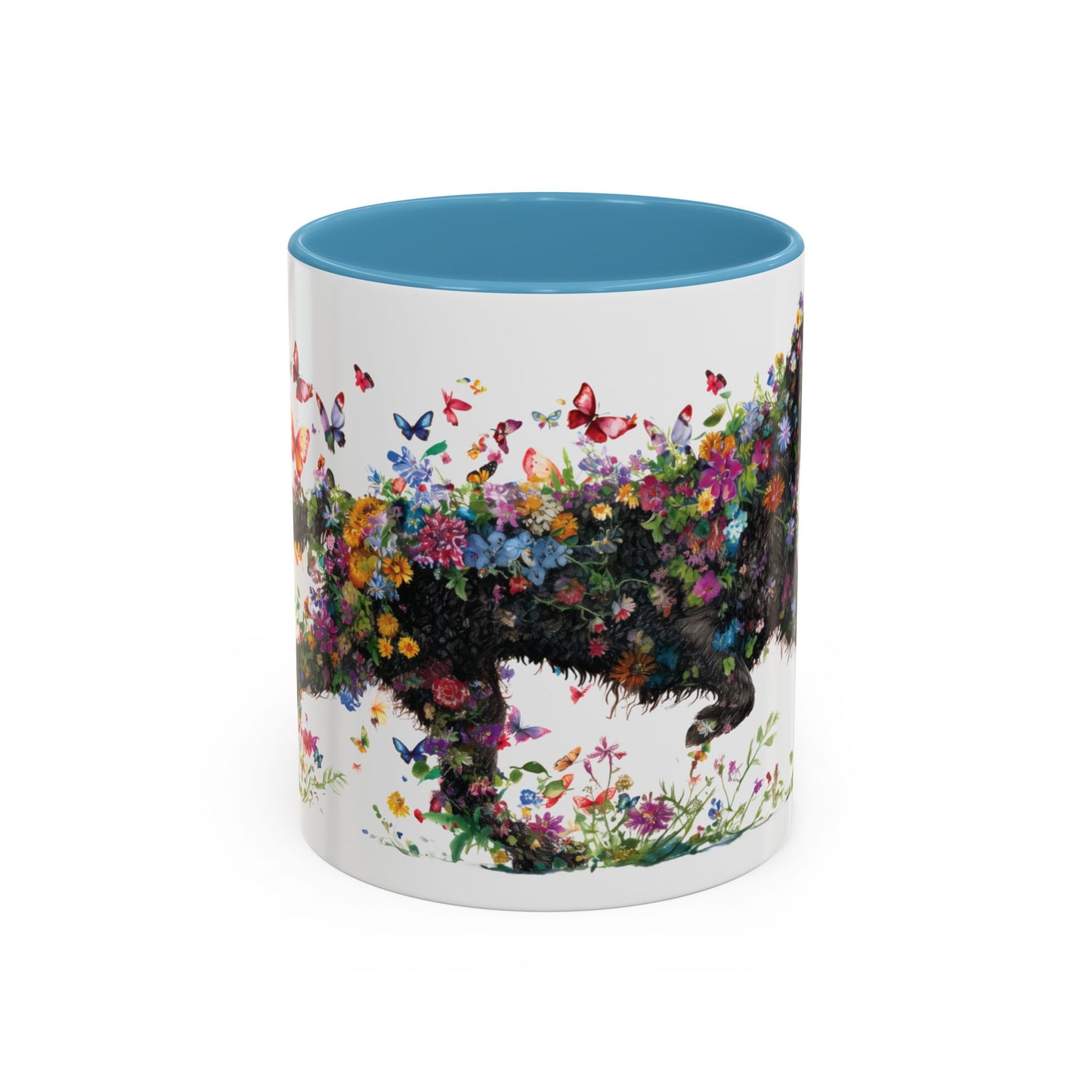 Curly Coated Retriever #2 Personalized Accent Mugs, 11oz