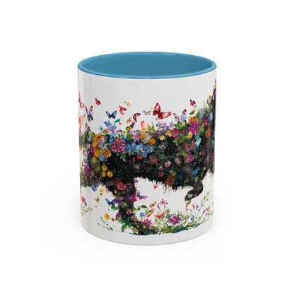 Curly Coated Retriever #2 Personalized Accent Mugs, 11oz