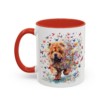 Chow Chow #6 Personalized Accent Mugs, 11oz