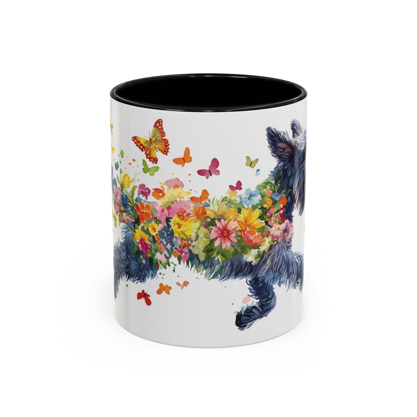 Giant Schnauzer Personalized Accent Mugs, 11oz