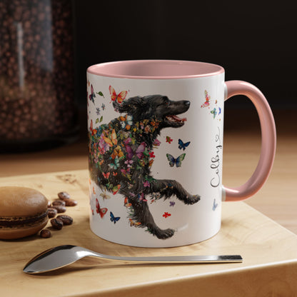 Hovawart #2 Colorful Accent Mugs, 11oz