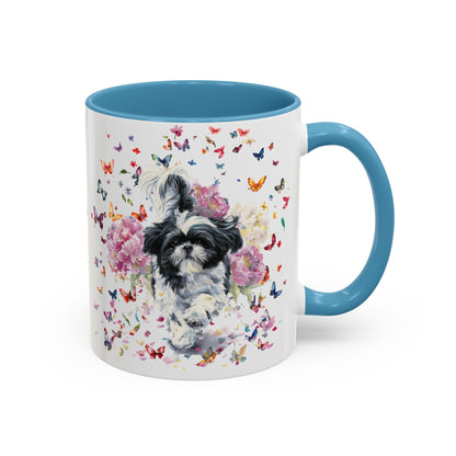 Shih Tzu #4 Personalized Accent Mugs, 11oz