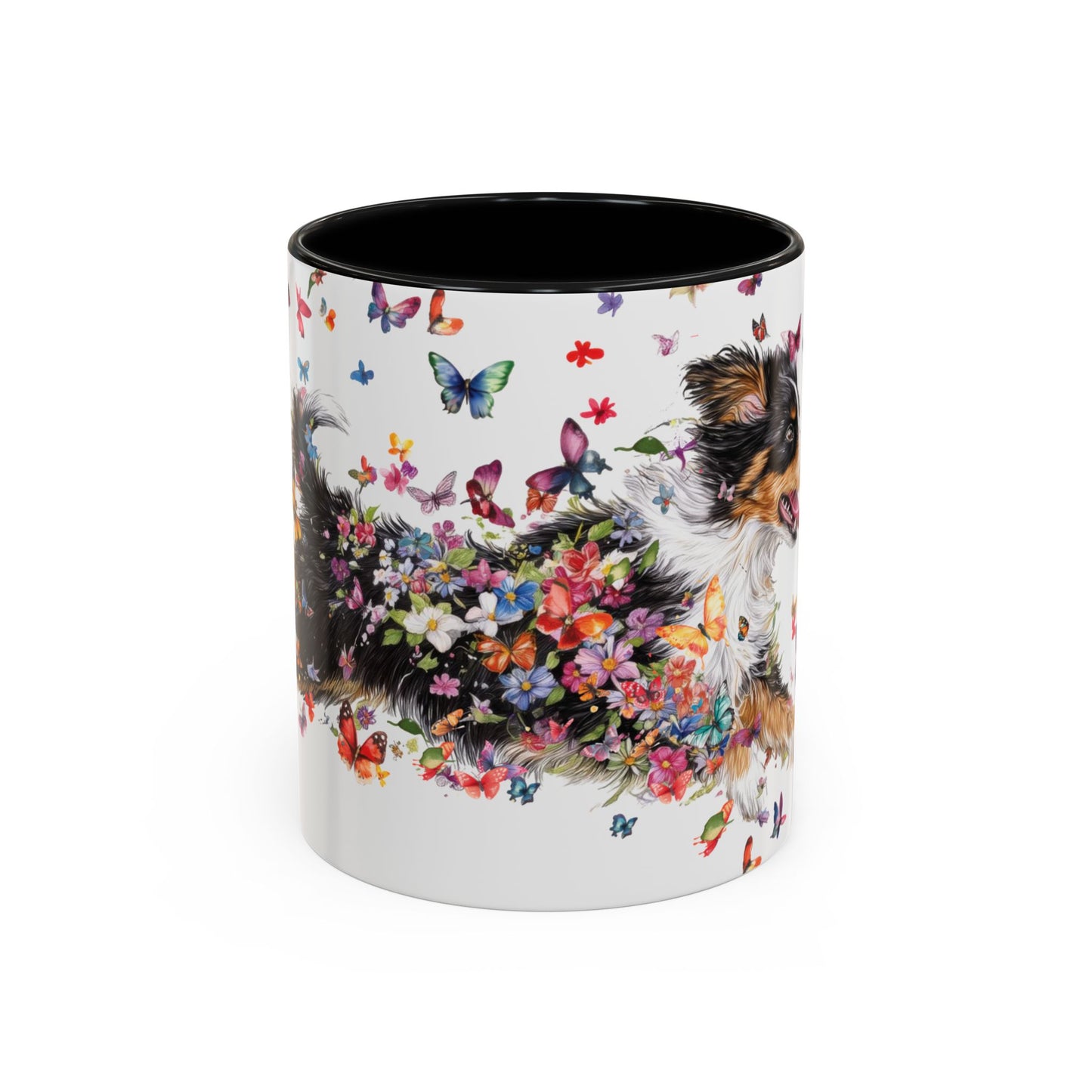 Mini Aussie Doodle Personalized Accent Mugs, 11oz