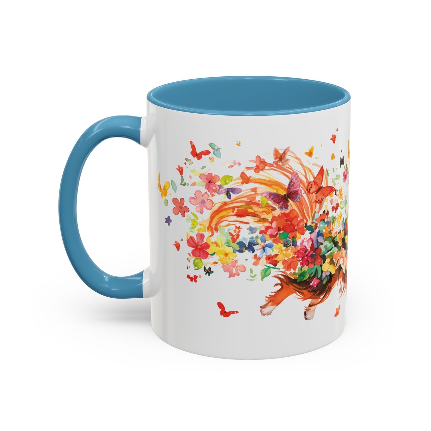 Papillon Personalized Accent Mugs, 11oz