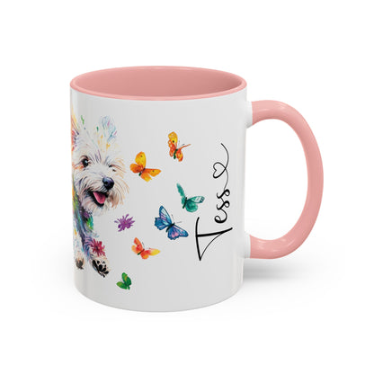 West Highland Terrier Personalized Accent Mugs, 11oz