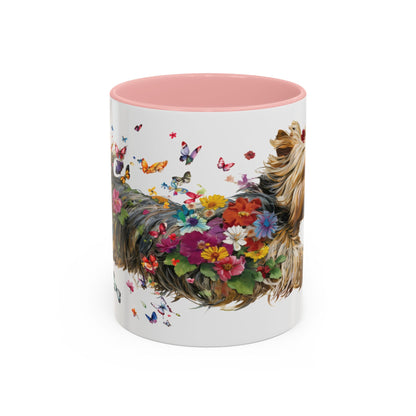 Silky Terrier Personalized Accent Mugs, 11oz