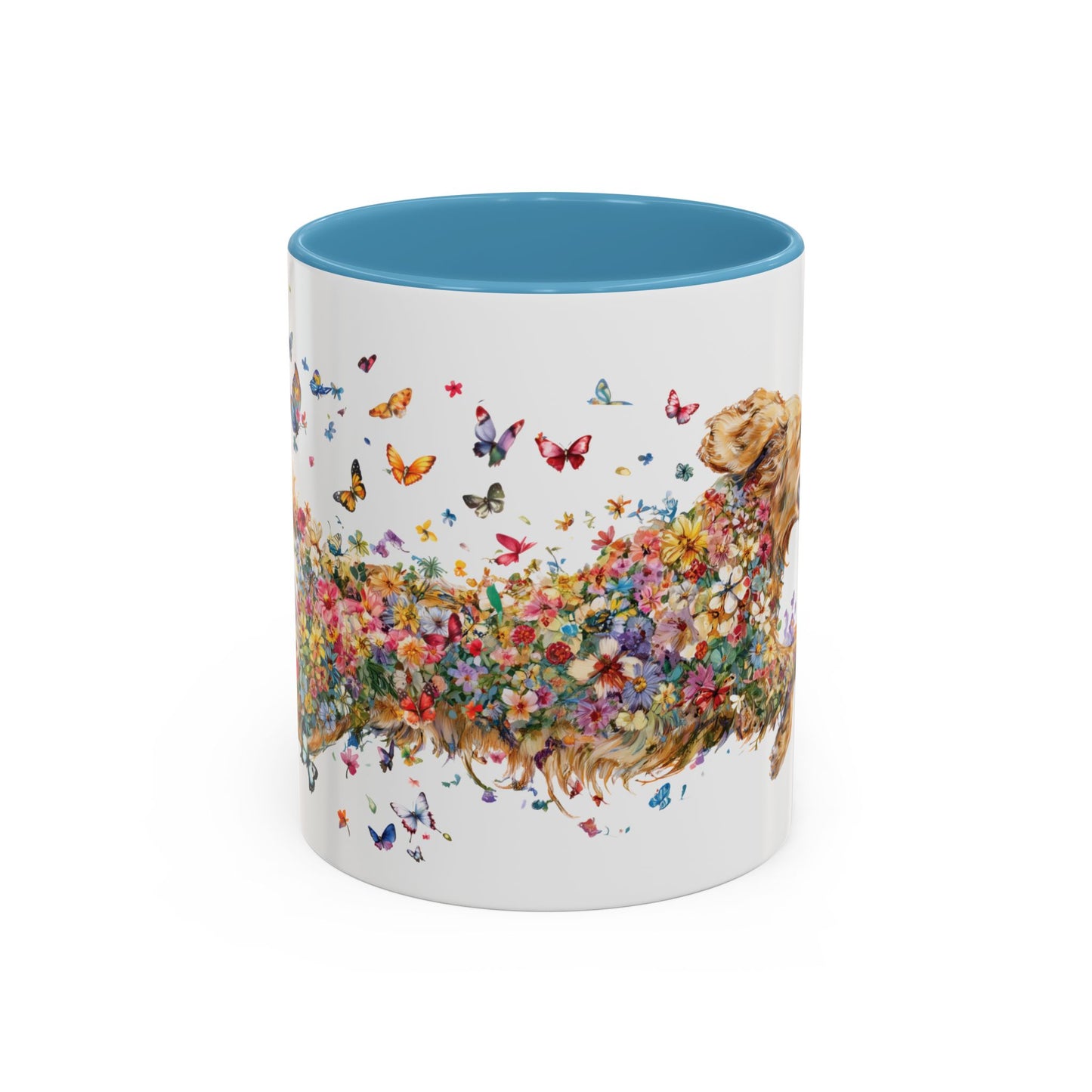 Golden Retriever #2 Retriever Personalized Accent Mugs, 11oz