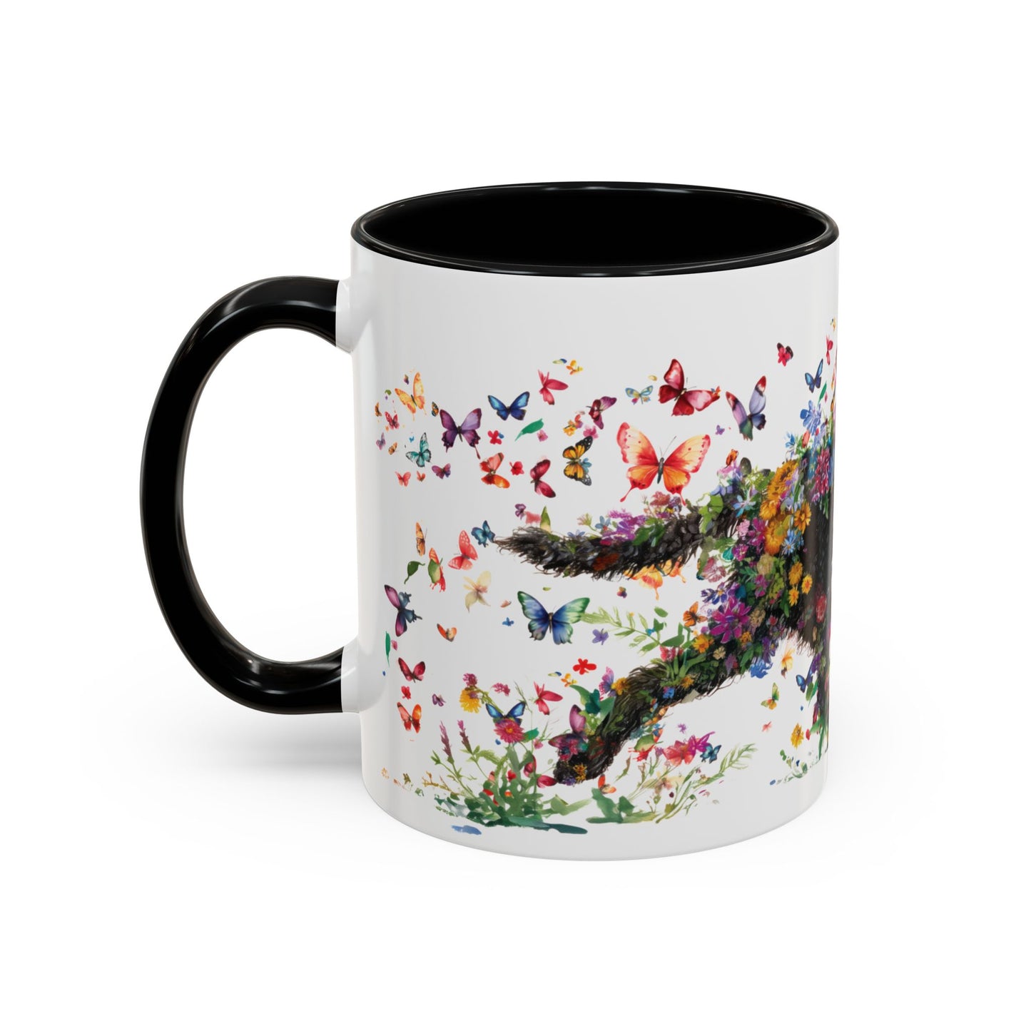 Curly Coated Retriever #2 Personalized Accent Mugs, 11oz