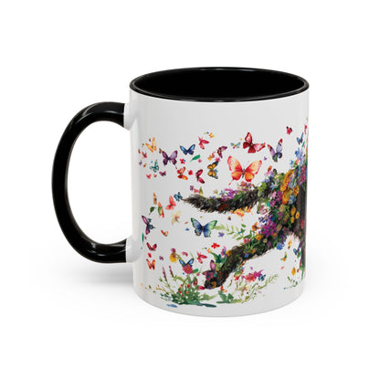 Curly Coated Retriever #2 Personalized Accent Mugs, 11oz