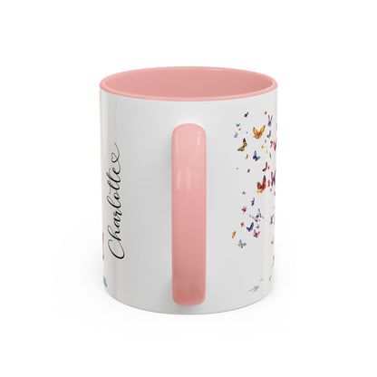 Yorkipoo #2 Personalized Accent Mugs, 11oz