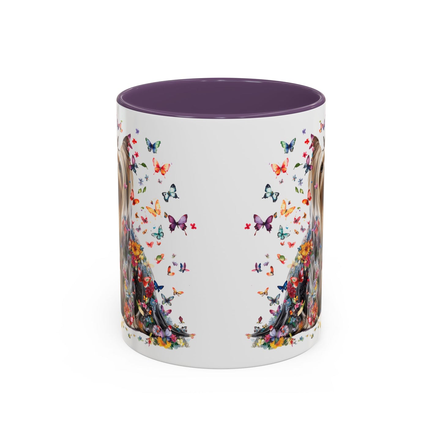 Silky Terrier #2 Personalized Accent Mugs, 11oz