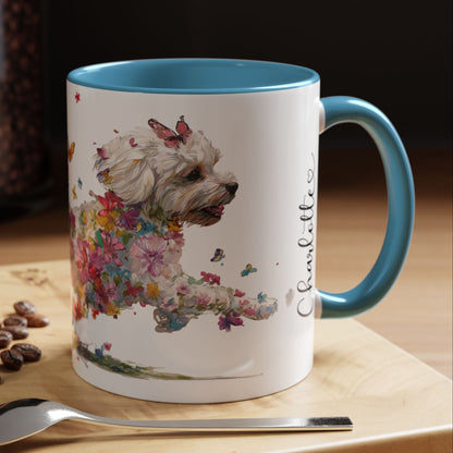 Shihpoo Personalized Accent Mugs, 11oz