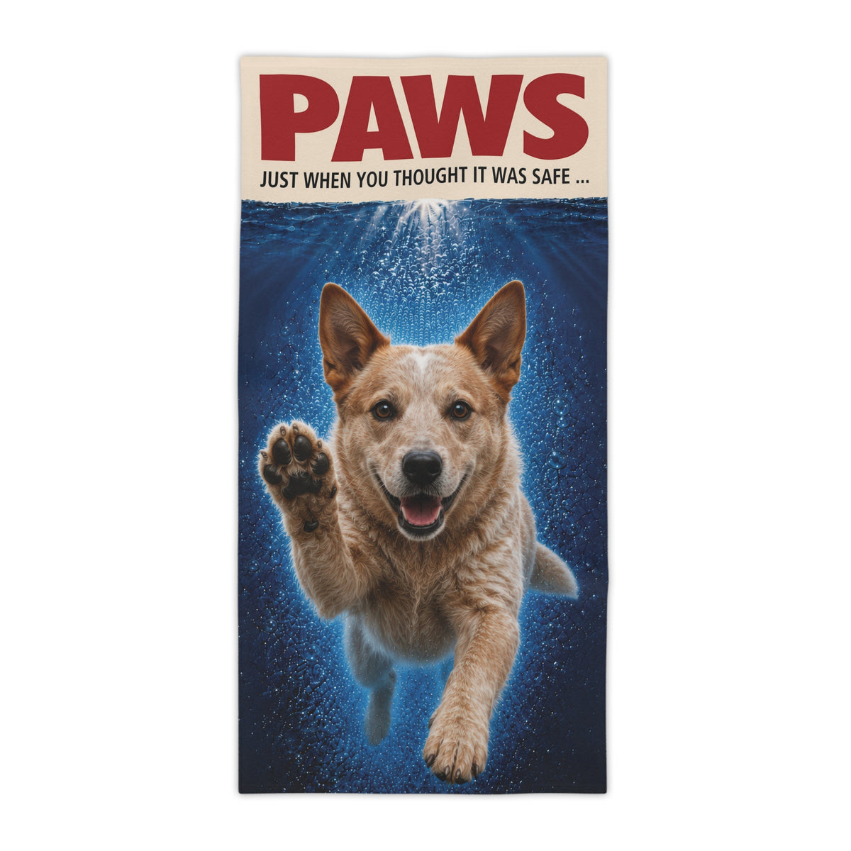 Australian Cattle Dog #1 PAWS Beach Towel