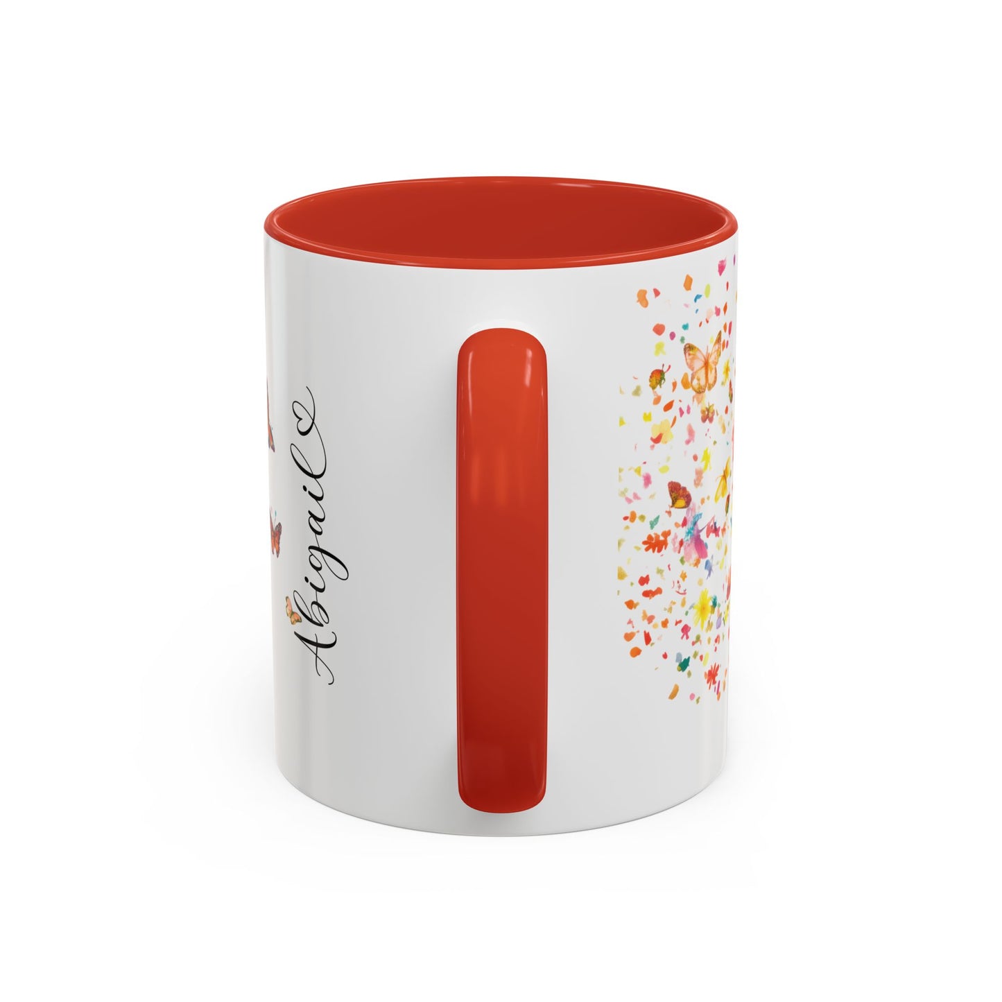 Fox Red Labrador Personalized Accent Mugs, 11oz