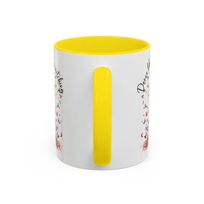 Silky Terrier "Dance like nobody's watching" personalized colourful Mugs, 11oz