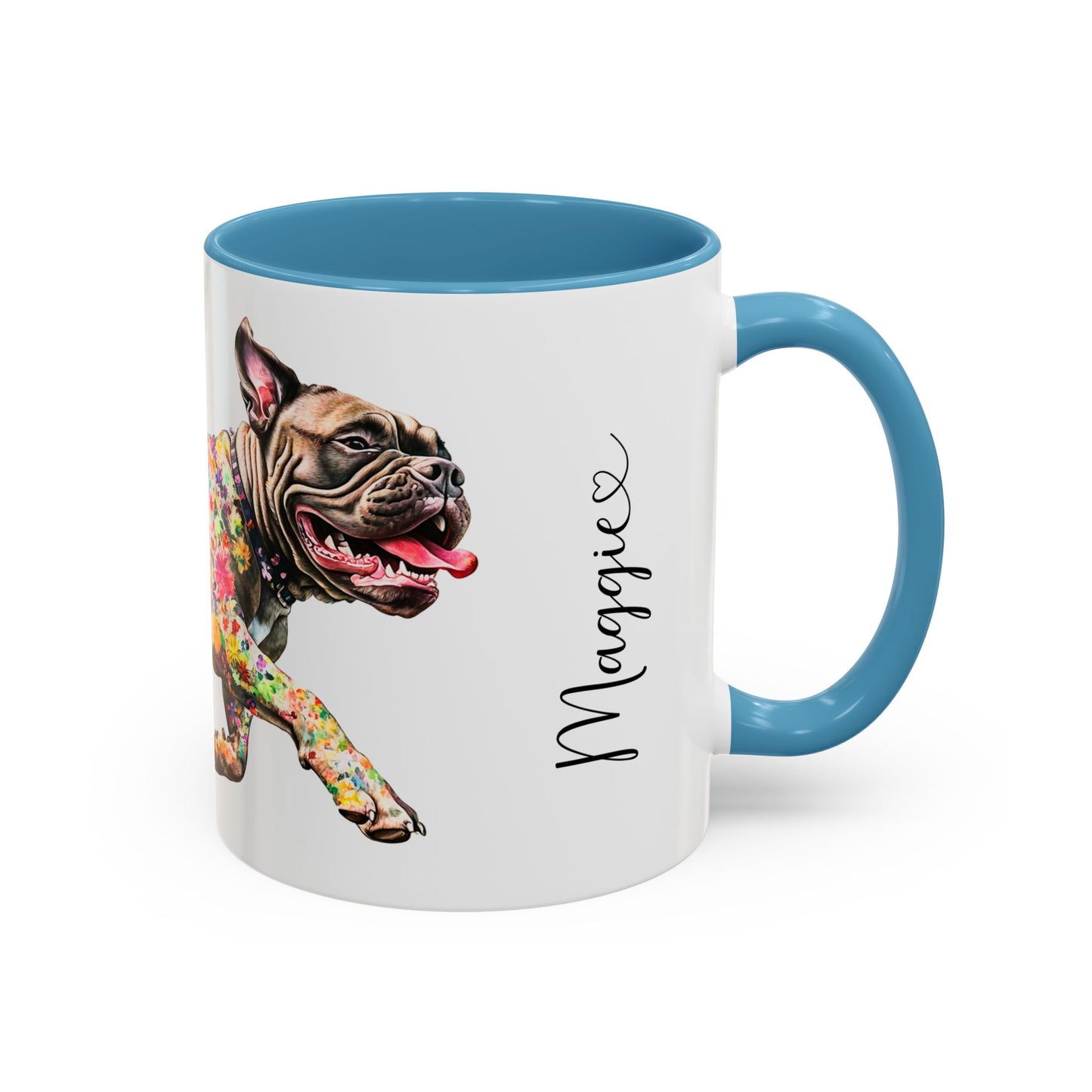 Bullmastiff #1 Personalized Colorful Accent Mugs, 11oz